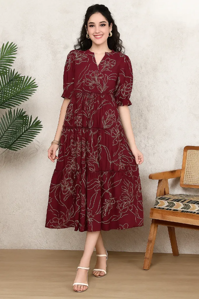 Gold Khadi-Marron (S)