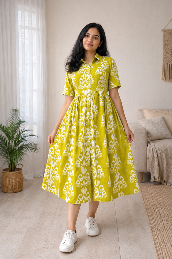 [KW-REEVA-MUS-117] Reeva-Mustard (S)
