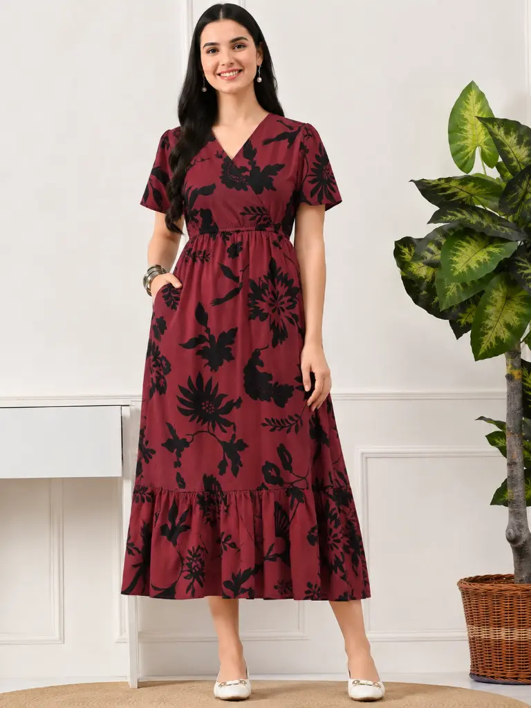 Ragini-Bird Maroon